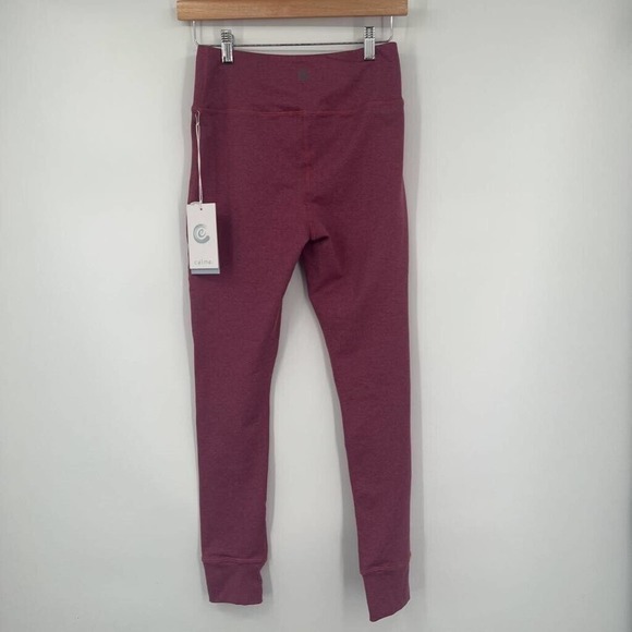 Calme by Johnny Was Ease‎ Legging Dusty Berry Space Dye High Rise S New - Picture 3 of 7